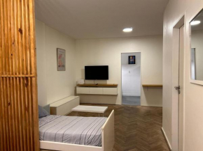 Amplio Studio divisible, cerca de Palermo y Movistar Arena, 4 pax